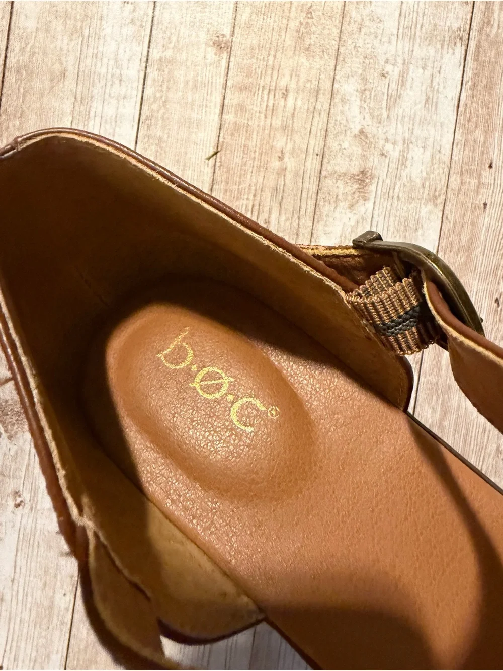 b.o.c. by Børn Derby Wedge Pumps Brown - NWOT